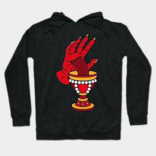 Devil hand cup Hoodie